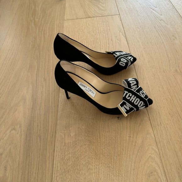Jimmy Choo Tegan 85 // 39 size Black Pumps